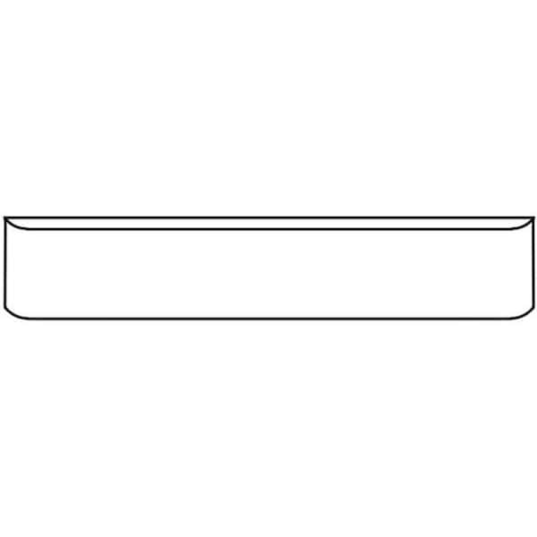 Ilc Replacement For Peterbilt 357 Sfa Year 2000 18 In Blank Chrome Rolled American Eagle Bumper 7 Gauge WZ-ECK1-S - main