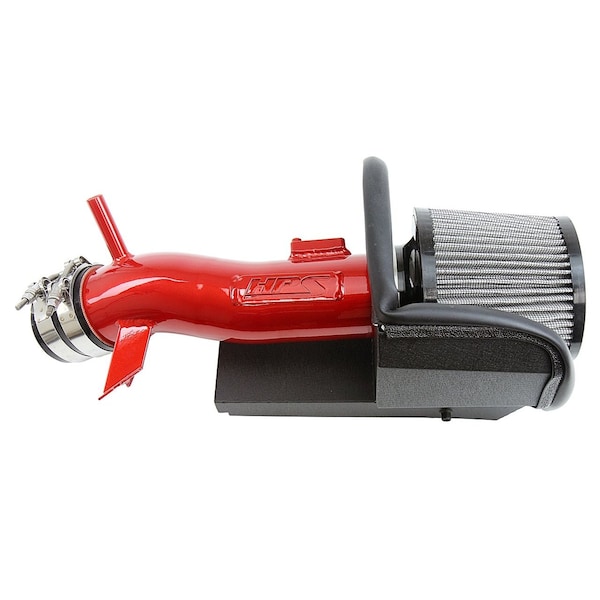Hps Performance Air Intake Kit with Heat Shield, Red, 827-675R - main