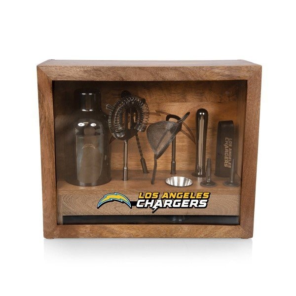 Picnic Time Family Of Brands NFL Los Angeles Chargers - Old Fashioned Bar Set 861-09-511-347-2 - main