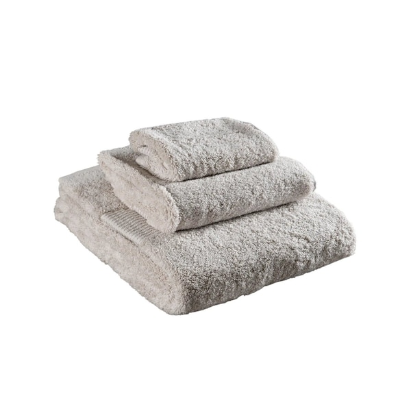 Homeroots Set of Three Beige Cotton Quick Dry Terry Cloth Towels, 3PK 700336 - main