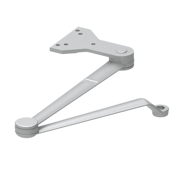 Lcn 4050A Series Grade 1 Hold Open Extra Duty Arm, 180 Degree Swing, Left-Handed, Aluminum Painted Fini 4050A-3049EDA LH 689 - main