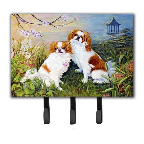 Carolines Treasures Japanese Chin Wasabi And Ginger Leash and Key Holder MH1061TH68 - main