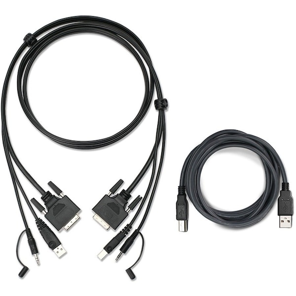 Iogear 6 Ft. DVI, USB KVM Cable Kit with Audio (TAA) G2L702UTAA3 - main