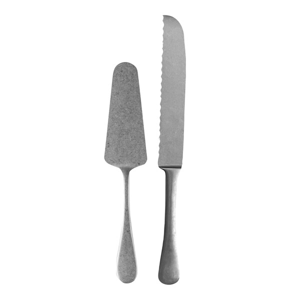 Mepra Brescia Vintage Cake Set - 2 Pieces - Silver 1026VI44167 - main