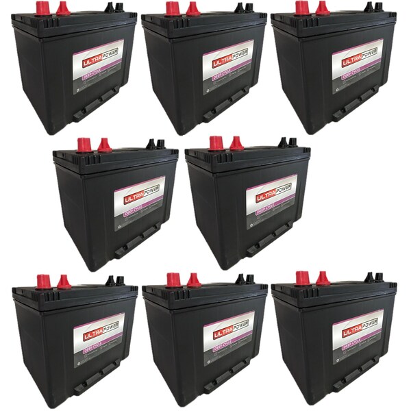 Ultrapower 12V 625 MCA Maintenance-Free Marine Battery Group 24, 8PK EV24 - main