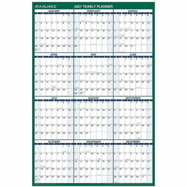 At-A-Glance Planner, Wall, Vertical, 32X48 AAGPM31028 - main