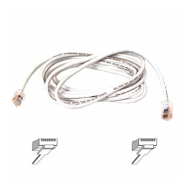 Belkin High Performance - Patch Cable - Rj-45 (M) - Rj-45 (M) - 5 Ft A3L980-05-WHT-S - main