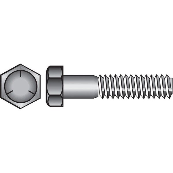 Hillman 1/2 in. D X 1 in. L Heat Treated Zinc Steel Hex Head Cap Screw, 50PK 200222 - main