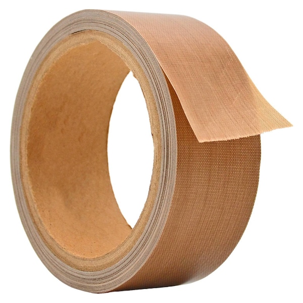 Wod Tape TFE28NA PTFE Fiberglass Cloth Teflon Tape Non Adhesive: 1.5 in. x 36 yds, 24PK WOD TFE28NA-01500-24-36-BRO - main