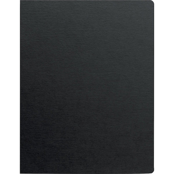 Fellowes Futura Binding System Covers, Round Corners, 11 1/4 x 8 3/4, Black, 25/Pack 5224701 - main