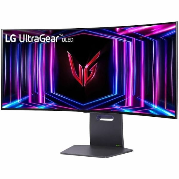 Lg UltraGear 34GS95QE-B 34" Class UW-QHD Curved Screen Gaming OLED Monitor - 21:9 - True Black 34GS95QE-B - main