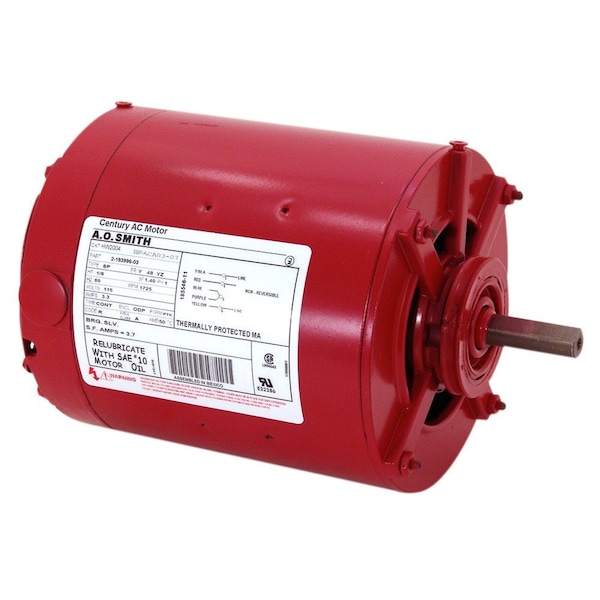 Century Circulator Pump Motor 1/8 HP 1800 RPM 48YZ SP HW2004L - main