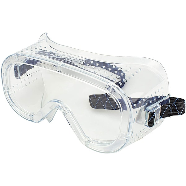 Neiko Clear Protective Lab Safety Goggles, Anti-Fog and Splash, Includes Ventilation 53874A - main