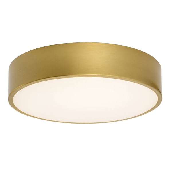 Afx Bailey - LED Flush Mount - 12in - Light Antique Brass BAYF12LAJUDLB - main