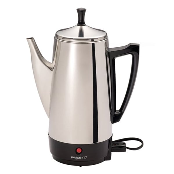 National Presto Presto 12 cups Silver Percolator 02811 - main