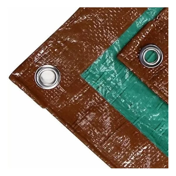 Tarps Now Tarps, 6 ft x 8 ft, 6 Mil, Brown, Green, Polyethylene CSP6BG-0608 - main