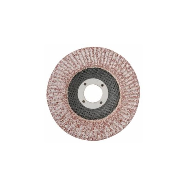 Cgw Abrasives Flap Discs, Aluminum, Reg Thickness, T29, 4 1/2 in, 36 Grit, 5/8-11 Arbor, 13,300 rpm, 10PK 421-43111 - main
