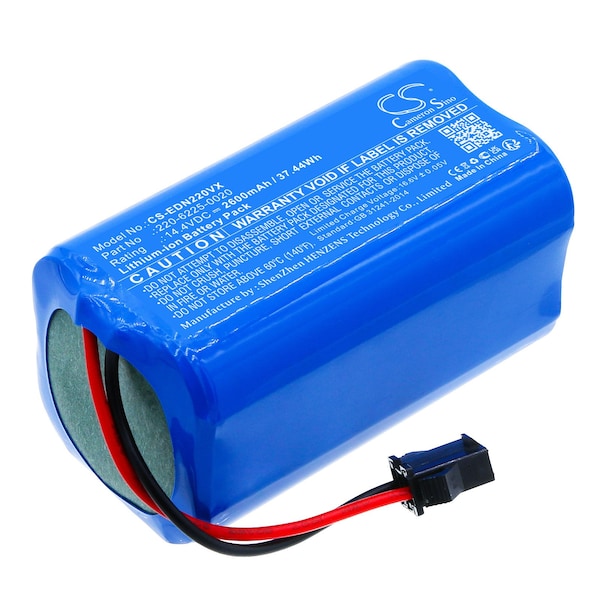 Ilc Replacement Vacuum Cleaner Battery, 14.4V, 2800mAh ECOVACS DEEBOT U2 BATTERY - main