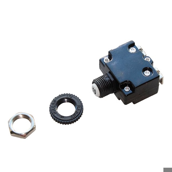Optifuse Circuit Breaker, CBW57 Series, 30A, 250V AC, 1kA at 250V AC, 300A at 50V DC CBW57-PB-10A-5X - main