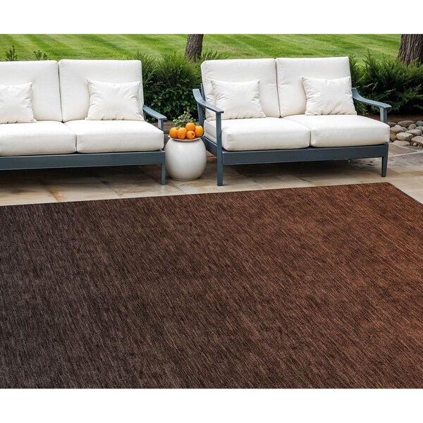 Homeroots 9' X 12' Orange And Charcoal Abstract Washable Indoor Outdoor Area Rug 588970 - main
