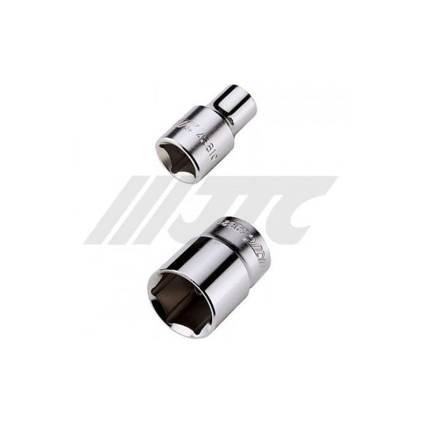 Jtc Auto Tools 1/2 in Drive 6-Point Socket, 24mm Metric, Chrome Vanadium, 38mm Short Length 43824 - main