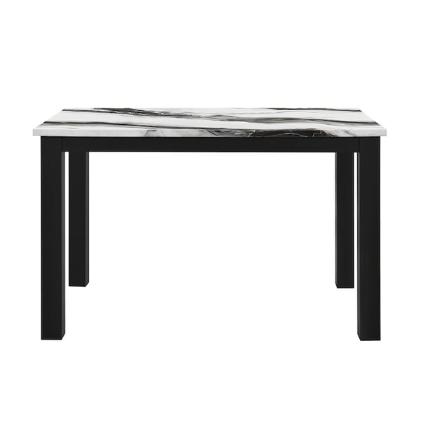 Global Furniture Usa Contemporary D8032Dt Panda Dining Table & D9026Dc Blk Dining Chair D8032DT-PANDA+D9026DC-BLK - main