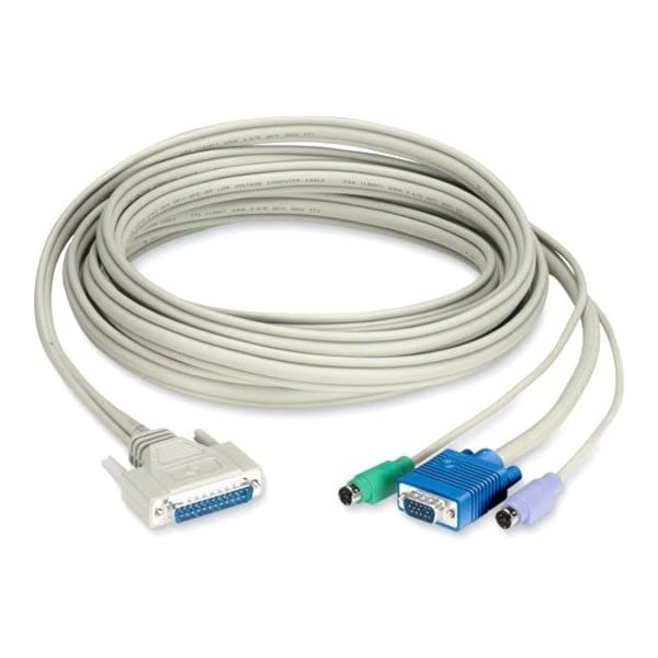 Black Box BLACK BOX KVM CAT5 Extender Cable with DDC Support - 10-ft. 3.0-m EHN230D-0010 - main