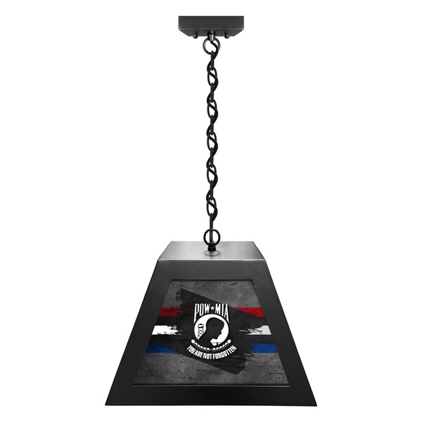 Holland Bar Stool POW/MIA Pendant Box Light BxLM1 - main