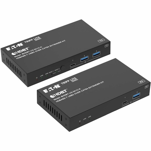 Eaton TRIPP LITE SERIES HDBASET-USB3 OVER C at 6A EXTENDER KIT DUAL HOST SWITCHING 7 POR BHDBT-U3-3A1C-K - main