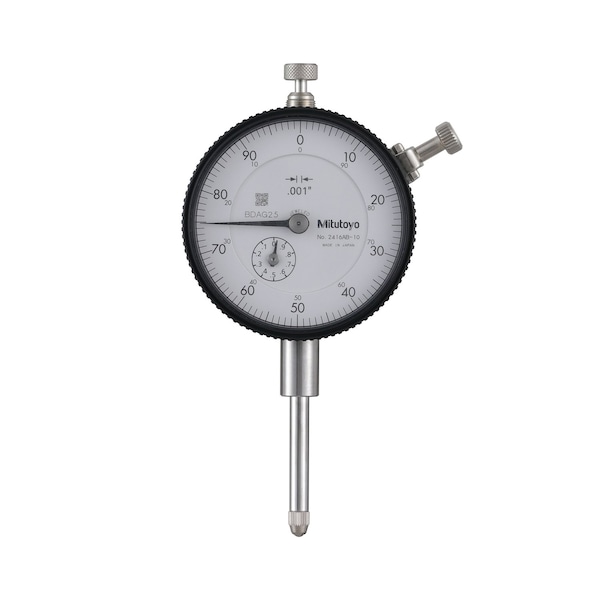 Mitutoyo Dial Indicator, .001, 1 In, 3/8, FB 2416AB-10 - main
