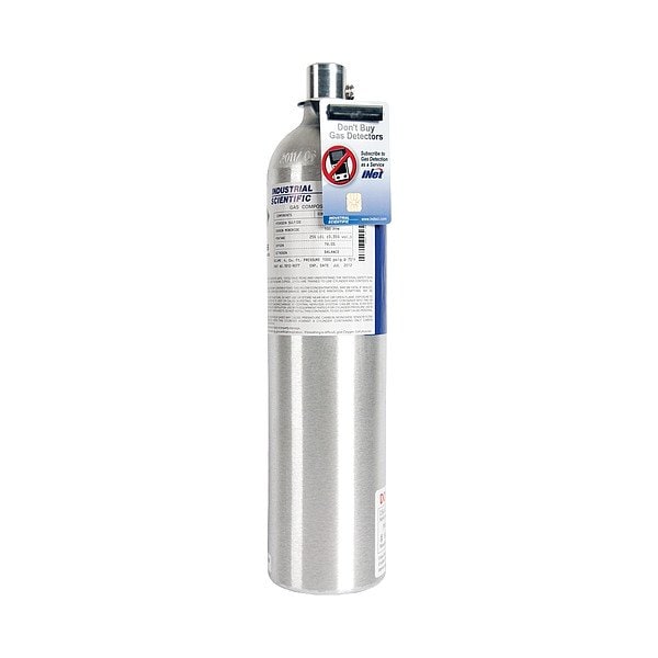 Industrial Scientific Calibration Gas, Carbon Monoxide, Oxygen, Pentane, 103 L, 5/8 in-18 UNF Connection, +/-5% Accuracy 18109165 - main