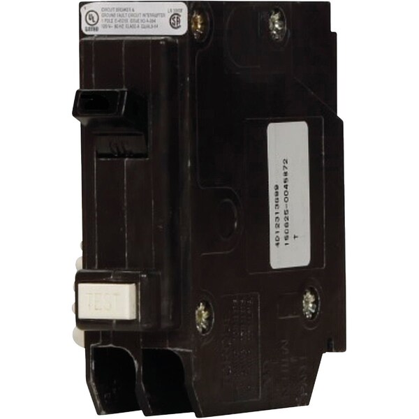 Eaton BR 15A Single-Pole GFCI Circuit Breaker BRP115GF - main