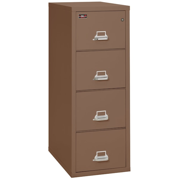 Fireking 4 Drawer, 2 Hr Fire & Impact Rated, Vertical, 31" depth Letter Tan 4-1956-2TN - main