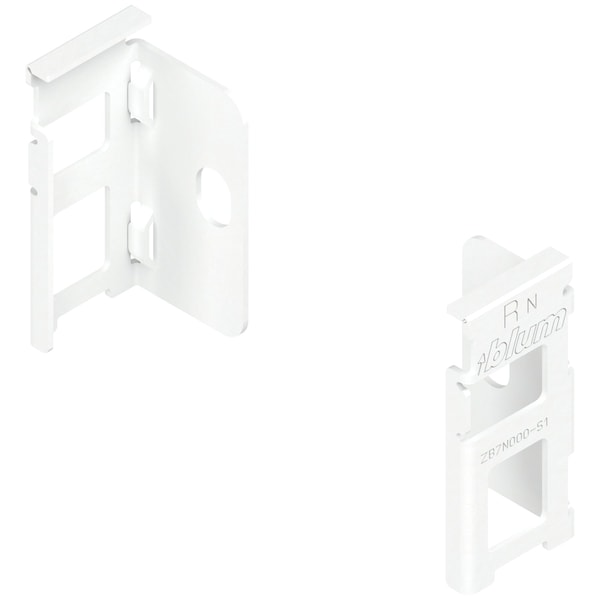 Blum Legrabox Series N Height Rear Fixing Bracket for Silk White, PR ZB7N000S - main