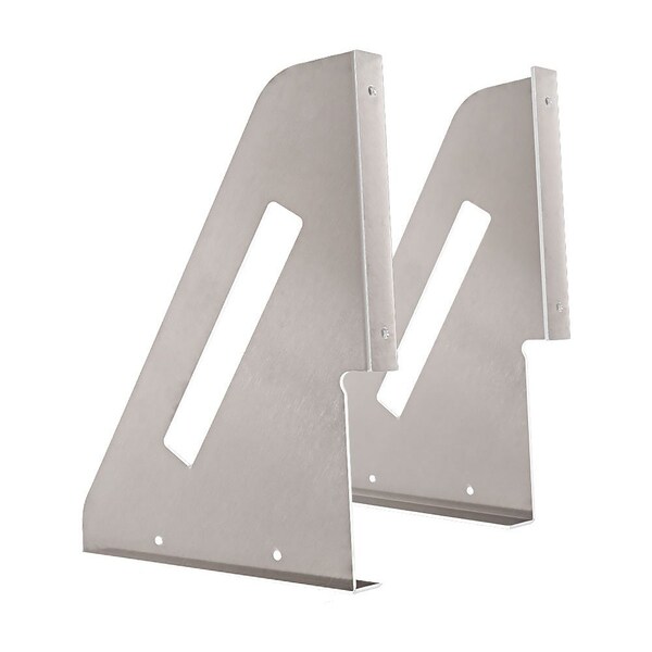 Mytee Products Mounting Brackets for Flatbed and Stepdeck Trailer Toolbox 24 in x 24 in Weld-on MBTR24-AL - main