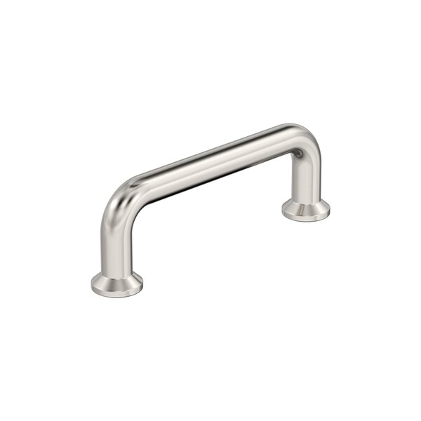 Amerock Factor 3 inch 76mm Center-to-Center Polished Nickel Cabinet Pull BP37380PN - main