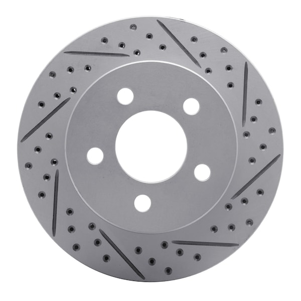 Dynamic Friction Co DFC Geoperformance Rotor - Drilled and Slotted 830-42026R - main
