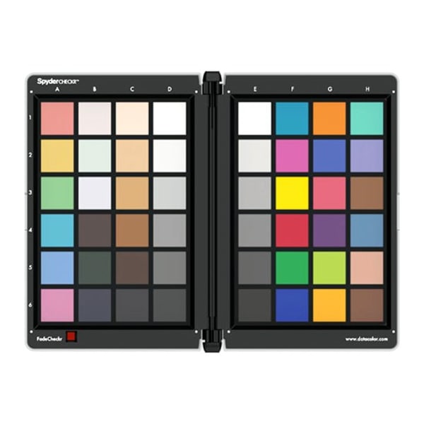 Datacolor Spyder Checkr Color Calibration Chart, 48 Spectral Targets, Grey Chart, White Balance, Durable, Tripod Mountable SCK100 - main
