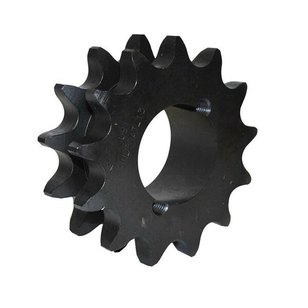 Tsubaki Double Strand T/L Typ A Single Pitch Sprocket, 2 Bore, 4.982 OD, #80-2 chain, 14 T, 1P D80ATL14 - main
