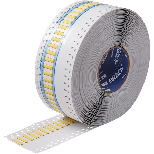 Brady BSP45 Series PermaSleeve Heat Shrink Polyolefin Wire Marking Sleeves, 0.125 in. Dia x 1 in. W, Yellow SA-3PS-125-1-YL - main