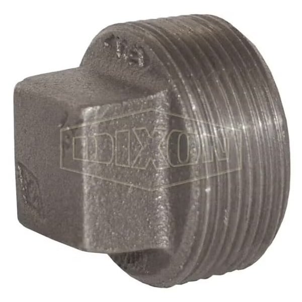 Dixon Square Head Plug, 3 in Nominal, MNPT End Style, Iron SHP300 - main