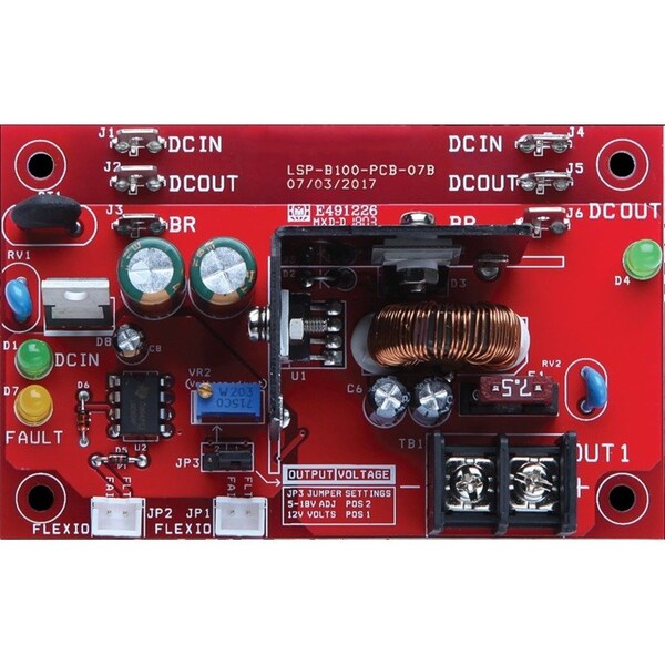 Hanchett Entry Systems SecondaryVage Module, 12/24VDC input, 12VDC Fixed Output, 5-8VDC Adjustable Output, 4A, UL B100 - main