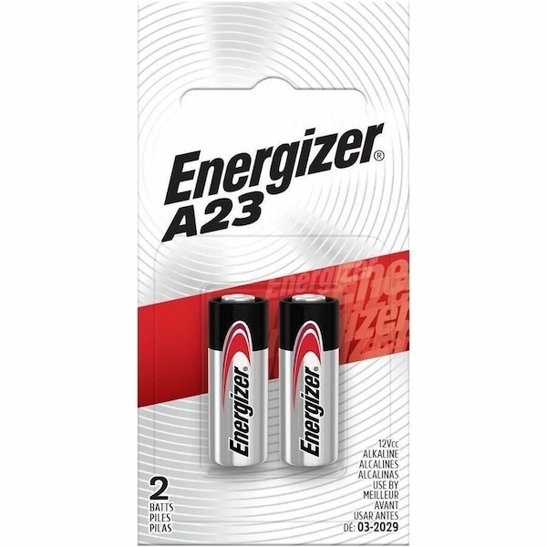 Energizer Alkaline Battery, A23 12V DC 2 PK A23BPZ-2 - main
