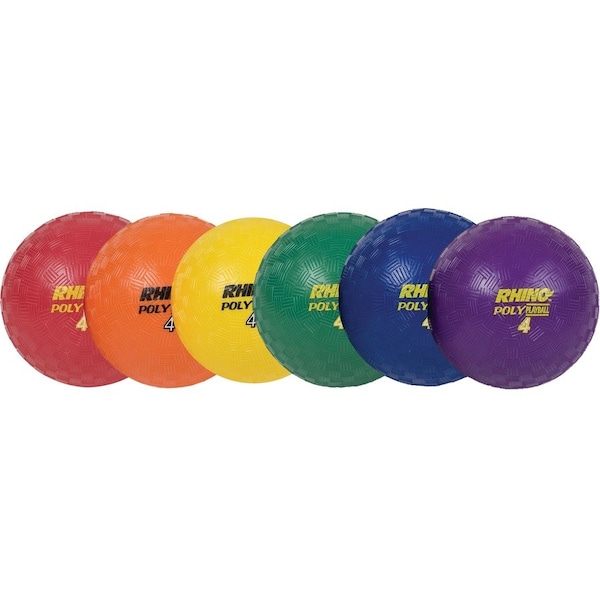 Champion Sports Playground Ball/Dodgeball Set, 4 in Dia px4set - main