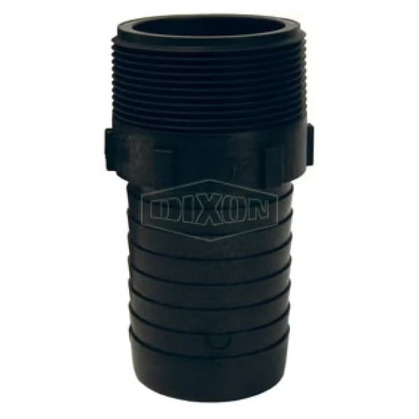 Dixon Tuff-Lite King Combination Nipple, 4 in, Hose Shank x MNPT, Polypropylene HB400 - main