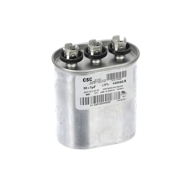 York Capacitor, Run, Dual, 440 Volt, 50/60HZ, 30uF S1-CAP4405030DF - main