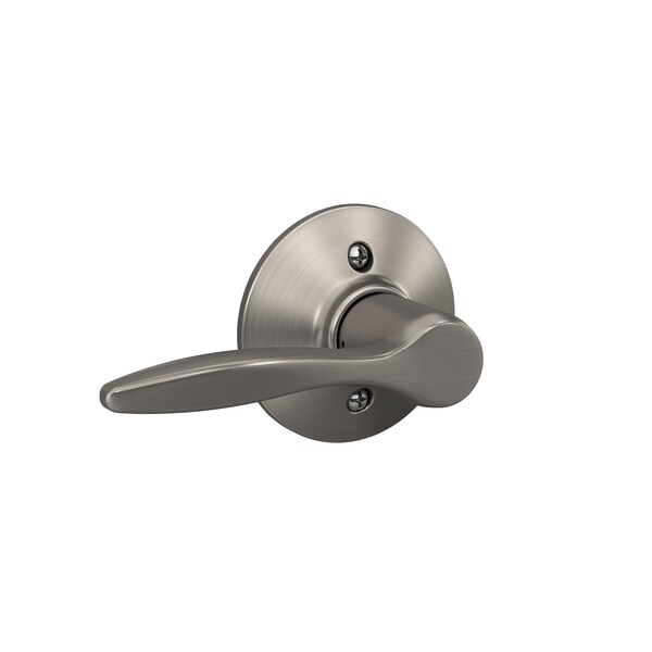 Schlage Residential Left Hand Delfayo Lever Half Dummy Satin Nickel Finish F170DEL619LH - main