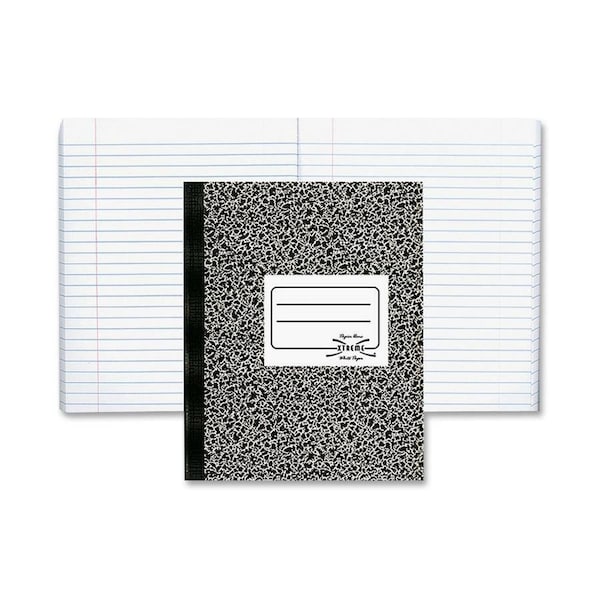 Rediform National Composition Book Black 10x8 80 Sht College Ruled 43461 Pack Of 10 43461 - main
