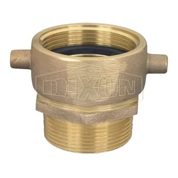 Dixon Pin Lug Adapter, 1-1/2 in, MNPT x Female NST NH Swivel, Brass, Domestic SM150F - main