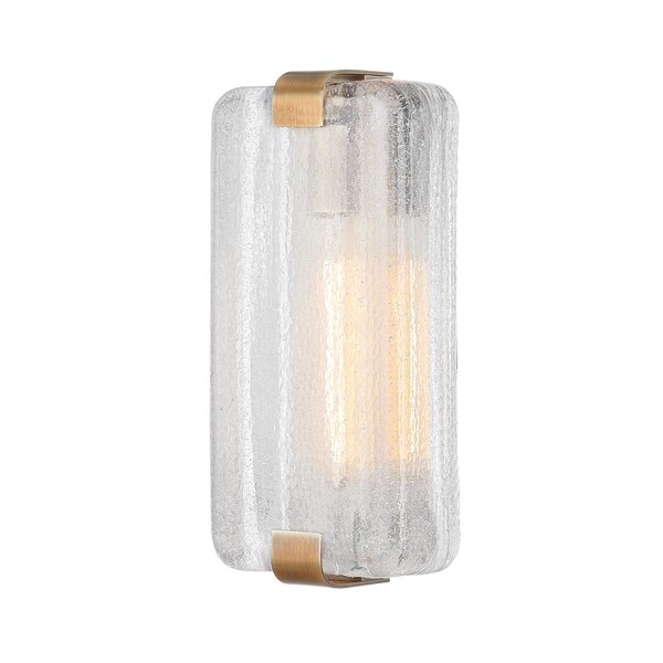 Troy Lighting Playa Del Rey 1 Light Wall Sconce 6 In. Patina Brass B8814-PBR - main